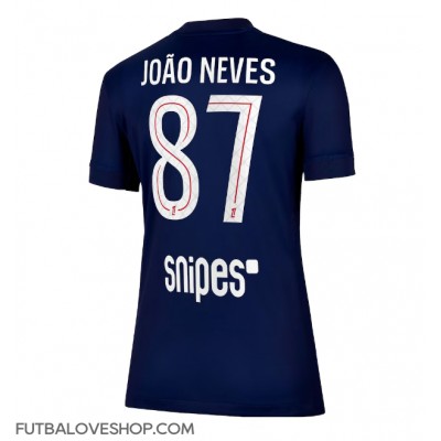 Dres Paris Saint-Germain Joao Neves #87 Domáci pre Ženy 2025-26 Krátky Rukáv Dres Paris Saint-Germain Joao Neves #87 Domáci pre Ženy 2025-26 Krátky Rukáv